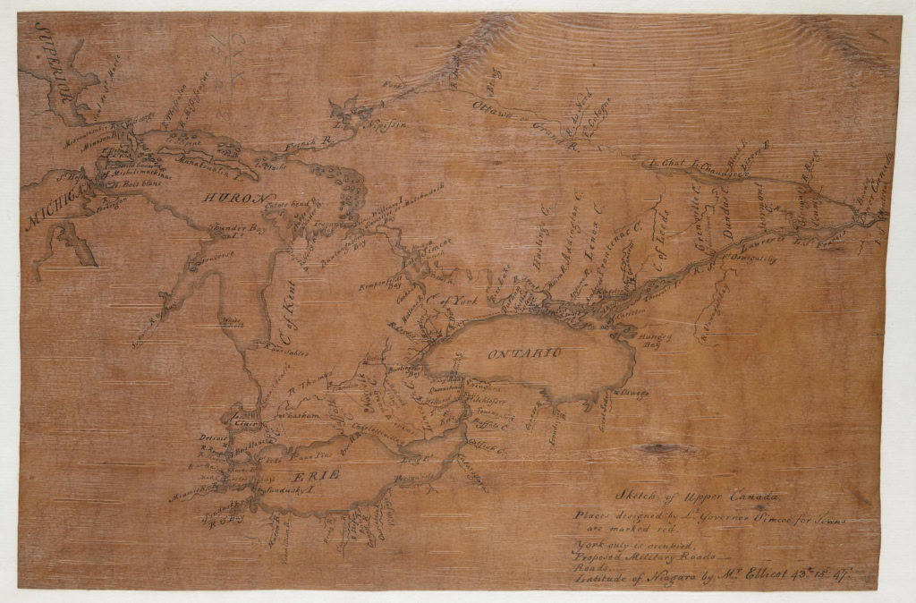 British drawn map