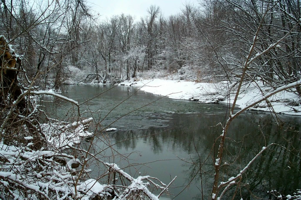 the dam is hidden