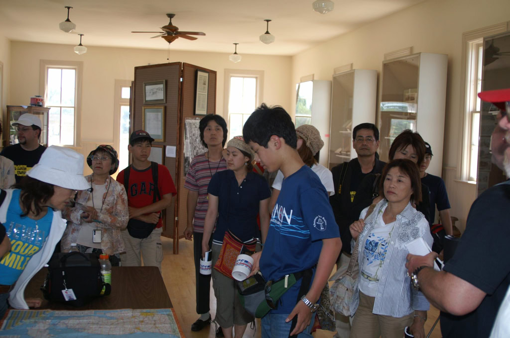 VISITORS FROM YASU JAPAN