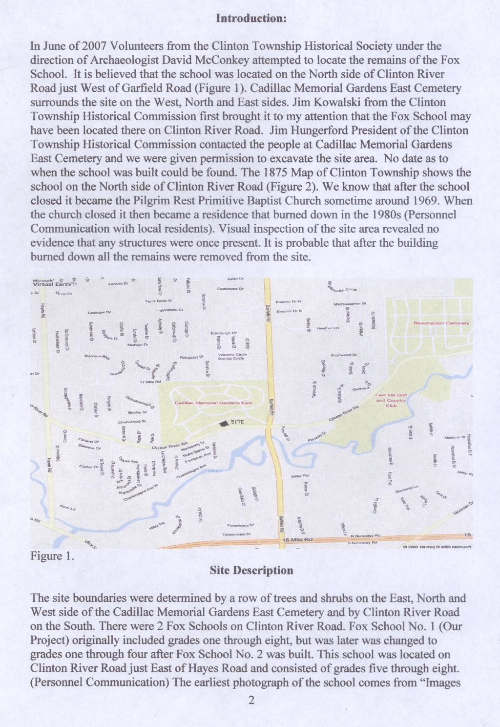 ARCHAEOLOGY FOX SCHOOL DIG