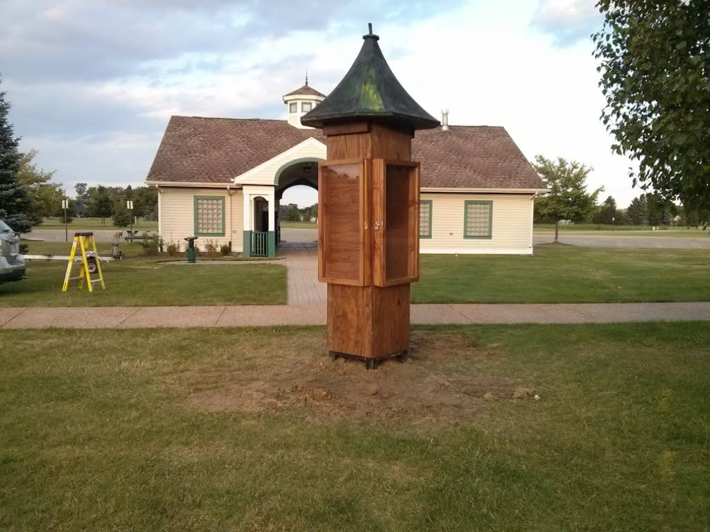 KIOSK IN THE HISTORICAL VILLAGE