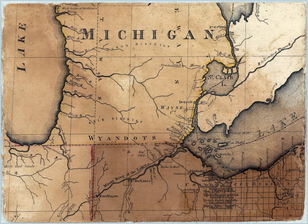 1808 Michigan Map